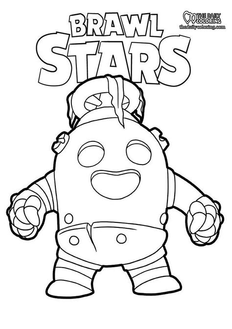 Brawl Stars Buzz Coloring Coloring Pages