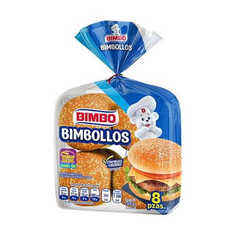 Bimbo Hamburger Buns 8 Pack Cabo Groceries
