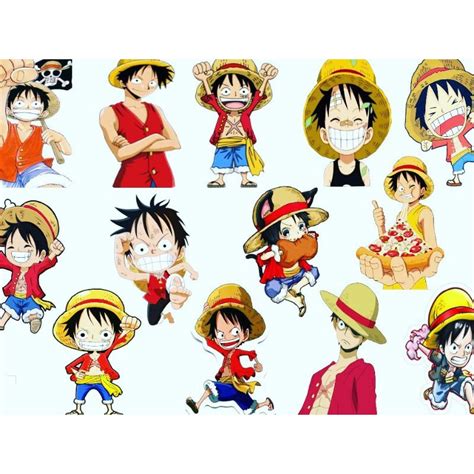 Luffy Stickers One Piece Anime Shopee Philippines