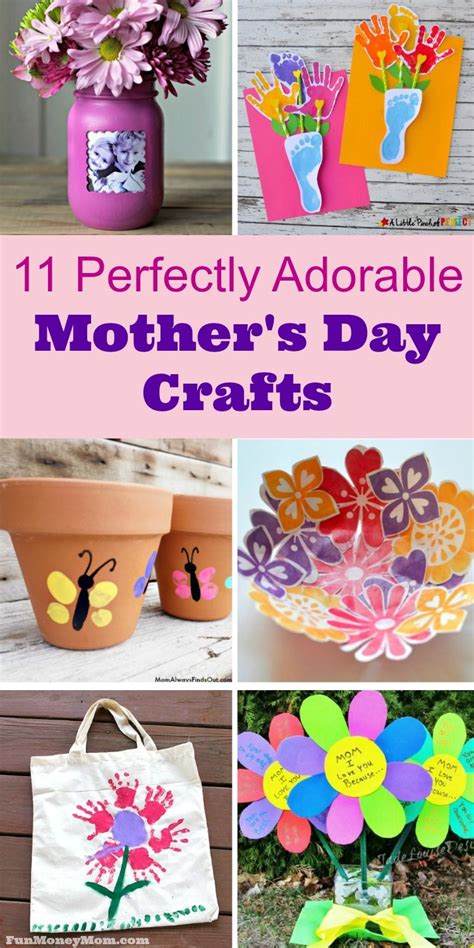 11 Perfectly Adorable Mothers Day Crafts Mothers Day Crafts For Kids