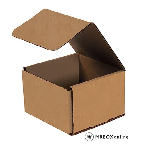 6x6x4 Kraft Die Cut Mailer Boxes Mrboxonline