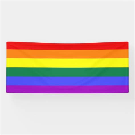 Gay Pride Rainbow Banner