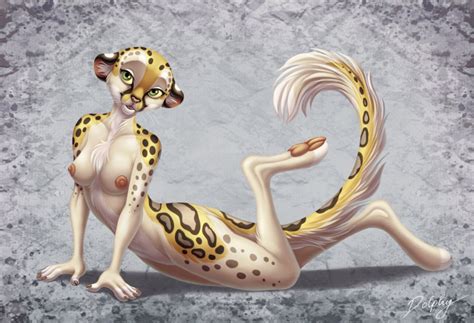 Rule 34 Anthro Breasts Cheetah Cute Dolphiana Feline Female Fluffy Leopard Lying Mia Snow