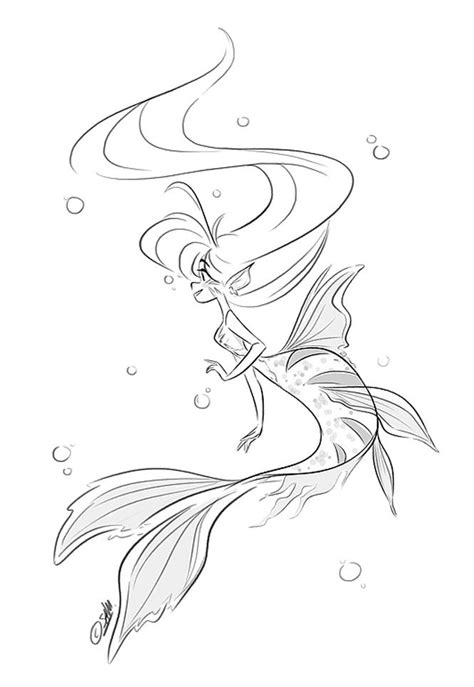 The Art Of Animation Mermaid Drawings Mermaid Art Art Inspiration