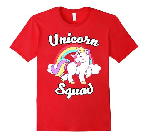 unicorn squad cute funny unicorn shirt for girls and women 4lvs