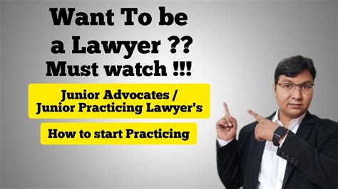 For Junior Advocate And Lawyers Having Fresh Practice वकालात शुरू करने
