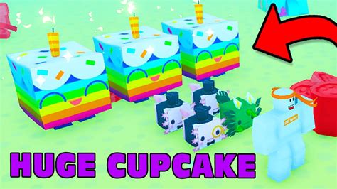 New Huge Cupcake Early Access In Pet Simulator X Youtube