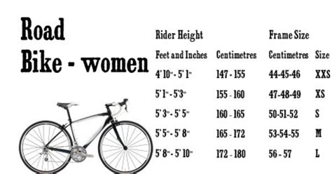 Inspirierend Trek Womens Road Bike Sizing Chart