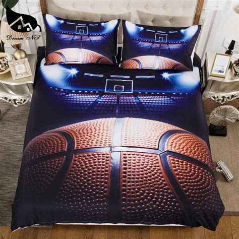 Shipping Them Globally 3d Basketball Sport Bedding Duvet Cover Set W