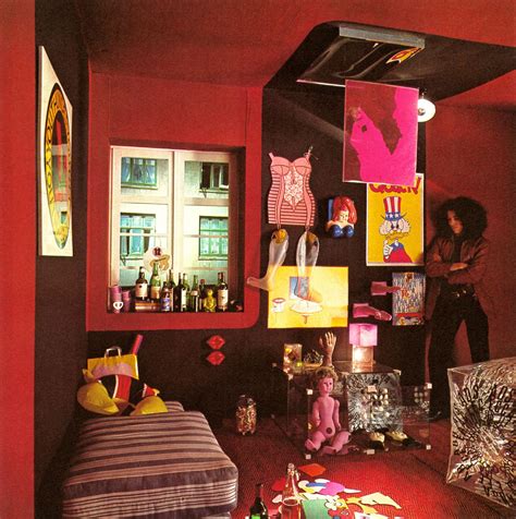 Super Seventies Posts Tagged Interiors Living Room Decor Purple