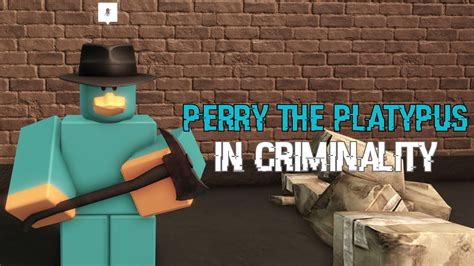 Criminality Perry The Platypus In Crim Roblox Youtube