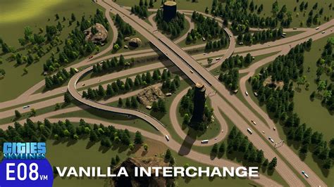 How To Build A Vanilla 4 Way Interchange For Cities Skylines In The
