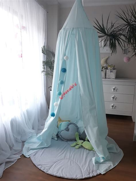 The canopy will add privacy, as well as romance and fun, to your room. Hanging canopy - mint - banaby.eu
