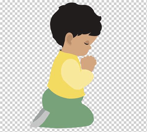 Niño Orando Ilustración Orando Manos Oración Lds Niño ángel Bebé