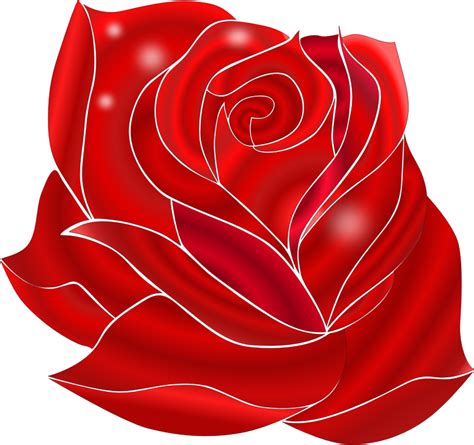 Red Rose Clip Art L Free Images At Clker Com Vector C