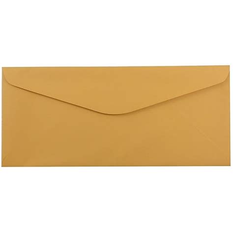 Jam Paper 14 Business Commercial Envelopes 5 X 115 Manila Brown
