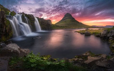 59610 animal hd wallpapers and background images. Kirkjufellsfoss Waterfalls Kirkjufell On The North Coast ...