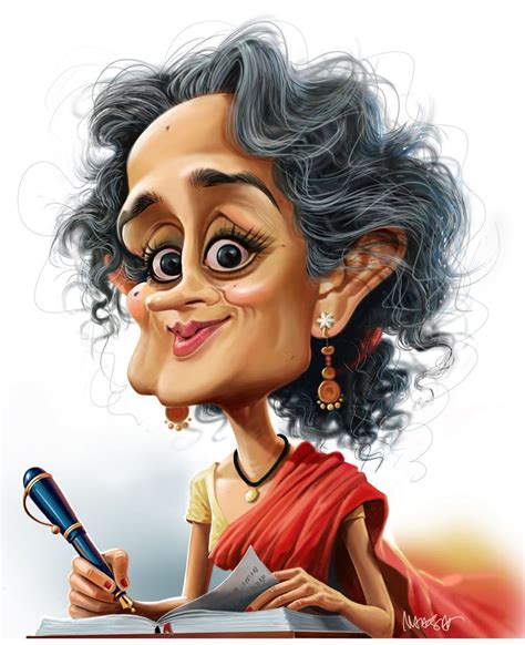 Caricature de cote du 25 fevrier 2018. arundhathi roy caricature by mahesh 14 - preview | Celebrity caricatures, Caricature, Caricature ...