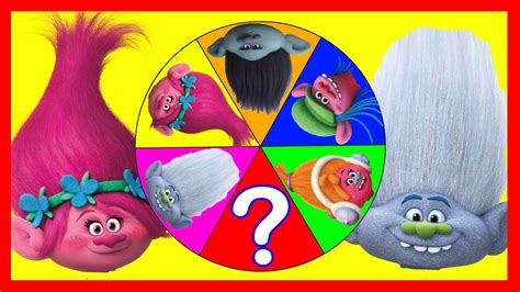 Trolls Movie Spin The Wheel Game With Pj Masks Mystery Guest Slime