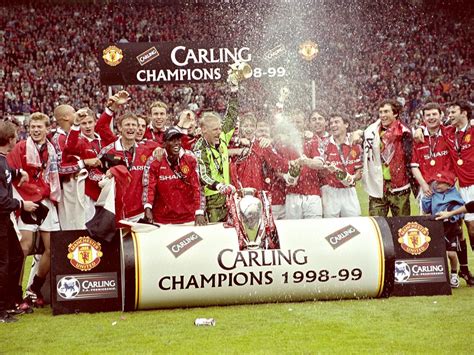 1999 Treble Champions League Trophy Photo Choose Size Manchester United