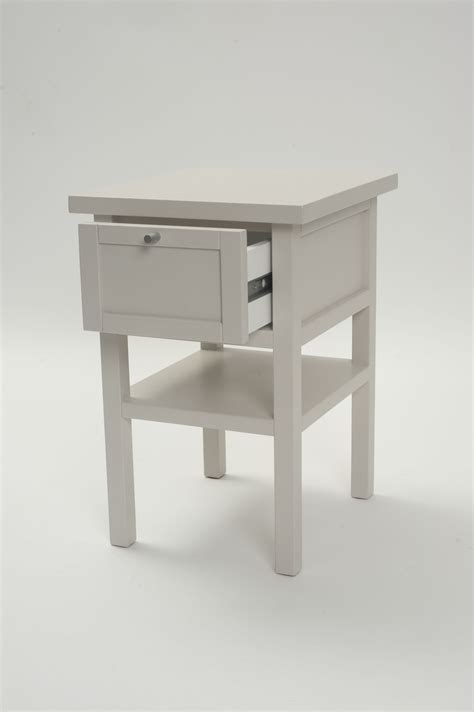 Rated 4 out of 5 stars. Long Island Small Bedside Table - Chalk or Shale | pr home