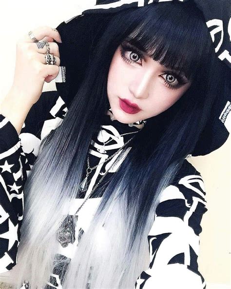 Kina Shen Goth Beauty Gothic Beauty Grunge Hair