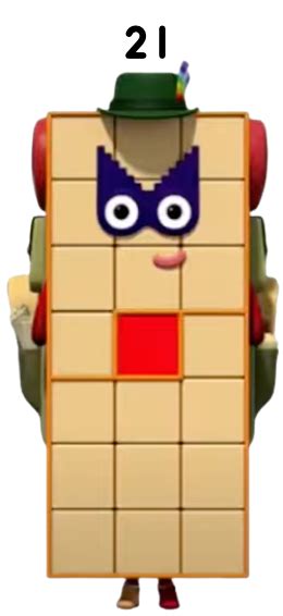 Number 21 Numberblocks Furry Versioned Five Nights At Gipsys