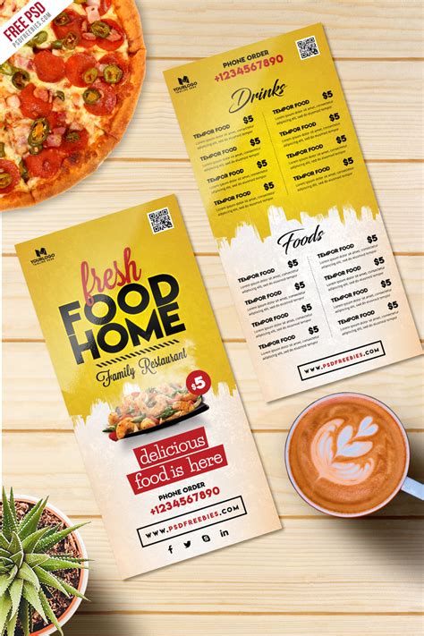 Find & download free graphic resources for food card. Food Menu Card PSD Template Freebie | PSDFreebies.com