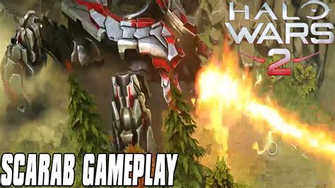 Halo Wars 2 Gameplay New Blitz Mode Scarab Gameplay Youtube
