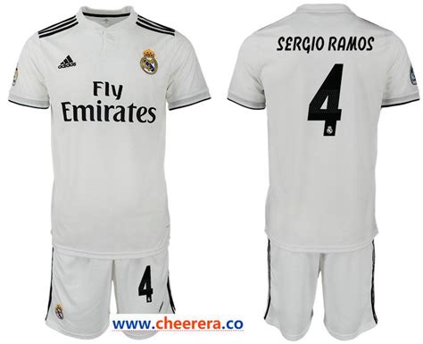 2018 19 Real Madrid 4 Sergio Ramos Home Soccer Jersey Soccer Jersey