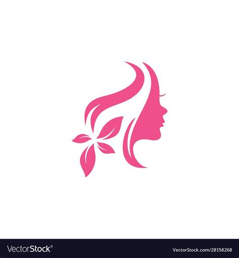 The Logo For Women S Care And Beauty The Concept Of A Face That Looks