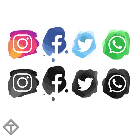 Social Media Icons Transparent Png Image For Gx Design