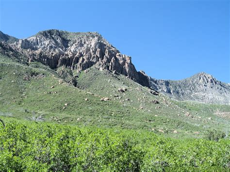Photo View Toward Top Of Pine Valley Mountains