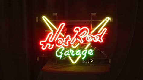 Hot Rod Garage Neon Sign At Kissimmee 2022 As Z4051 Mecum Auctions