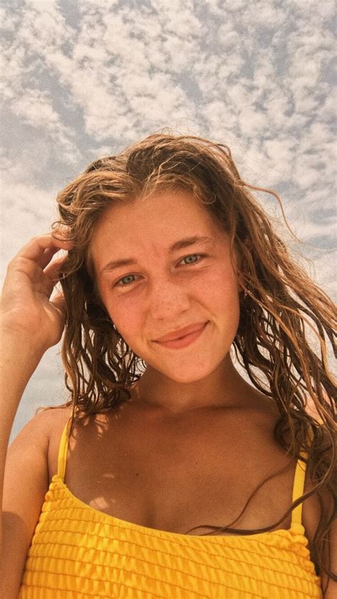 Instagram Heathergladyse Snapchat Heathergladyse Selfie Summer Swim Suit Yellow Happy