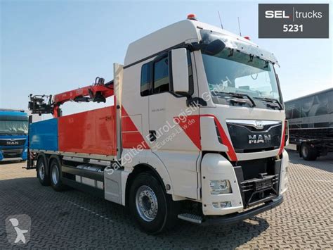 Gebrauchter Man Lkw Pritsche Bracken Spriegel Tgx X Bl Fassi Lenkachse Intarder