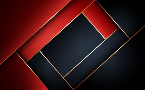 Red And Black Abstract Layer Geometric Background 691296 Vector Art At