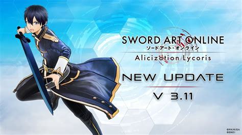 Sword Art Online Alicization Lycoris Version 311 Adds A New Playable