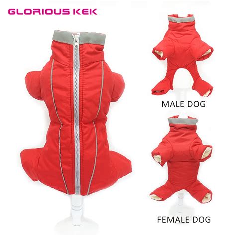 Glorious Kek Winter Warm Pet Dog Clothes Waterproof Dog Coat For Small