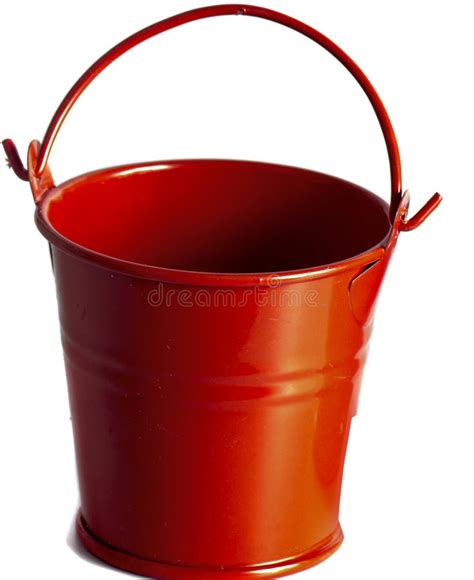 Full And Empty Gardening Buckets Pailful Or Bucket With Water Vector