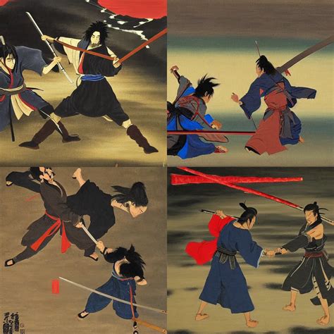 Final Duel Between Sasaki Kojiro And Miyamoto Musashi Stable