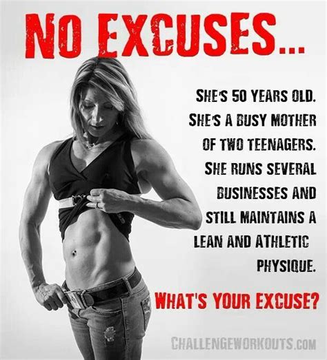 No Excuses Fitness Inspiration Quotes