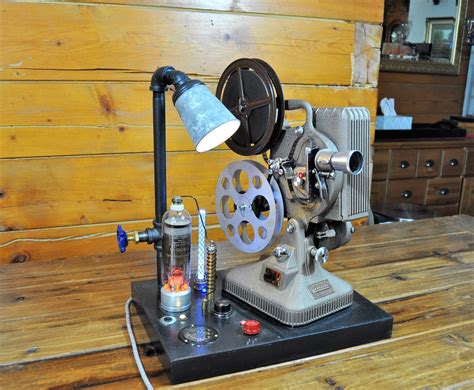 1950’s Vintage Keystone Movie Projector Steampunk Lamp Steampunk Lamp Movie Projector Projector