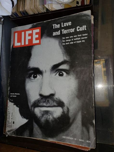 Charles Manson Life Magazine Addressed To A Reverend For Sale In