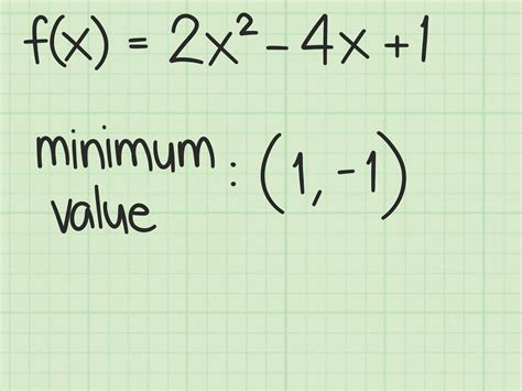 Check for the size of the array if odd, initialize min and max to the first element if even, compare the elements and set min to the smaller value and max to the bigger value 3 Ways to Find the Maximum or Minimum Value of a Quadratic ...