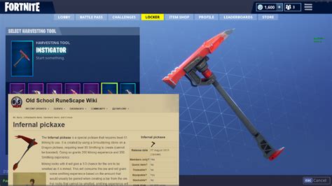 Lol They Made The Infernal Pickaxe Into A Real Thing Rfortnitebr