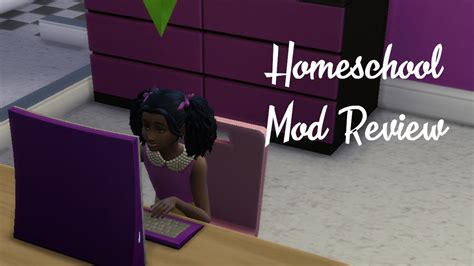 Homeschool Mod The Sims 4 Mod Review Youtube
