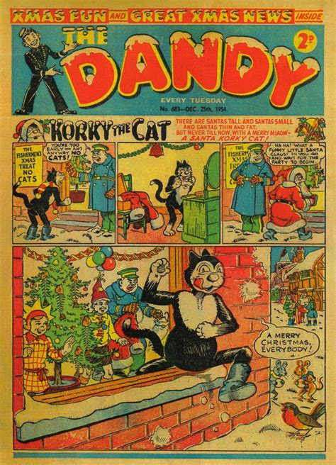 View Topic Dandy 1954 Christmas Cover Dandy Comic Childrens