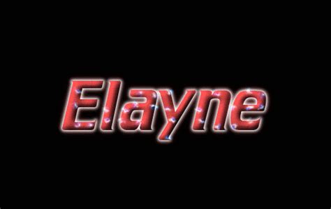 Elayne Logo Herramienta De Diseño De Nombres Gratis De Flaming Text