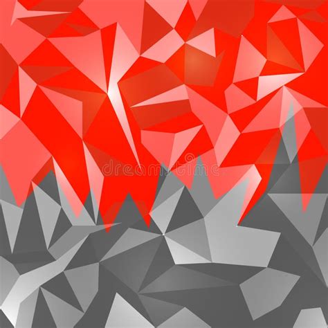 Vectors Background Abstract Polygon Design Red Ruby Stock Vector